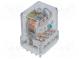 Relé  elektromagnetické  4PDT  Ucievky 24VDC  10A/250VAC  10A