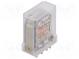 Relé  elektromagnetické  DPDT  Ucievky 110VAC  5A/250VAC  10A