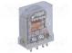 Relé  elektromagnetické  DPDT  Ucievky 12VDC  5A/250VAC  5A/24VDC