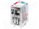 Relé  elektromagnetické  DPDT  Ucievky 24VDC  12A/250VAC  24A