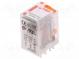 Relé  elektromagnetické  DPDT  Ucievky 110VAC  12A/250VAC  24A
