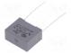 Kondenzátor  polypropylénový  0,1uF  800VDC  15mm  ±10%  -40÷110°C