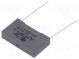 Kondenzátor  polypropylénový  0,1uF  310VDC  22,5mm  ±10%