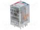 Relé  elektromagnetické  4PDT  Ucievky 6VDC  6A/250VAC  6A/24VDC