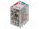 Relé  elektromagnetické  4PDT  Ucievky 60VDC  6A/250VAC  6A/24VDC