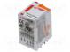 Relé  elektromagnetické  4PDT  Ucievky 24VAC  6A/250VAC  6A/24VDC