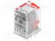 Relé  elektromagnetické  4PDT  Ucievky 24VAC  6A/250VAC  6A/24VDC