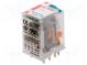 Relé  elektromagnetické  4PDT  Ucievky 24VDC  6A/250VAC  6A/24VDC