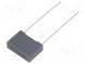 Kondenzátor  polyesterový  47nF  200VAC  400VDC  Raster  10mm  ±10%