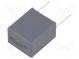Kondenzátor  polyesterový  10uF  200VAC  400VDC  Raster  27,5mm