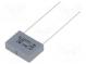 Kondenzátor  polyesterový  4,7nF  220VAC  630VDC  Raster  10mm