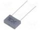 Kondenzátor  polyesterový  22nF  220VAC  630VDC  Raster  10mm  ±10%