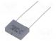 Kondenzátor  polyesterový  1nF  250VAC  1000VDC  Raster  10mm  ±10%