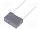 Kondenzátor  polyesterový  22nF  250VAC  1kVDC  Raster  15mm  ±10%