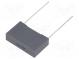 Kondenzátor  polypropylénový  220nF  22,5mm  ±5%  26,5x7x16mm