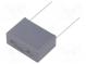 Kondenzátor  polypropylénový  330nF  27,5mm  ±5%  32x13x22mm