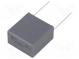 Kondenzátor  polypropylénový  330nF  27,5mm  ±5%  32x18x33mm