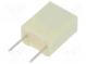 Kondenzátor  polyesterový  330nF  63VAC  100VDC  Raster  5mm  ±5%