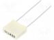 Kondenzátor  polyesterový  1nF  200VAC  400VDC  Raster  5mm  ±5%