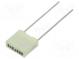 Kondenzátor  polyesterový  2,2nF  200VAC  400VDC  Raster  5mm  ±5%