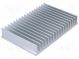 Chladič  extrudovaný  rebrovaný  L 100mm  W 150mm  H 25mm  hliník