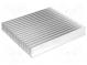 Chladič  extrudovaný  rebrovaný  L 166mm  W 150mm  H 25mm  hliník