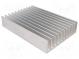 Chladič  extrudovaný  rebrovaný  L 180mm  W 124mm  H 35mm  hliník