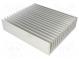 Chladič  extrudovaný  rebrovaný  L 220mm  W 190,5mm  H 50mm