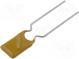 Poistka  polymérová PTC  900mA  7,4x12,2mm  5,1mm  Ø0,51x7,6mm