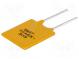 Poistka  polymérová PTC  4A  14x20,1mm  5,1mm  Ø0,81x7,6mm