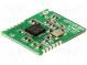 Modul  RF  434MHz  SPI  -110dBm  1,8÷3,6VDC  10dBm  SMD  15x18mm