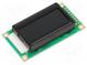 Displej  LCD  alfanumerický  VA Negative  8x2  LED  Znak 5,56mm