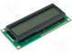 Displej  LCD  alfanumerický  FSTN Positive  16x2  šedá  LED  PIN 16