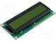 Displej  LCD  alfanumerický  STN Positive  16x2  zelená  LED