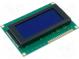 Displej  LCD  alfanumerický  STN Negative  16x4  modrá  LED  PIN 16