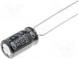 Kondenzátor  elektrolytický  THT  100uF  35VDC  Ø6,3x11mm  ±20%