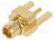 Zásuvka  MMCX  zásuvka  50Ω  teflón  pozlátený