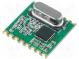 Modul  RF  transceiver FM  FSK  433,92MHz  SPI  -121dBm  1,8÷3,6VDC