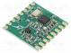Modul  RF  transceiver FM  FSK,GFSK,OOK  868MHz  SPI  -120dBm  SMD