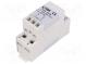 Relé  elektromagnetické  DPST-NO  Ucievky 24VDC  25A/400VAC  1,7W