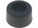 Nožička  H  11,5mm  čierna  guma  Rozm  Ø19,1mm  Otv  Ø5mm  -40÷50°C