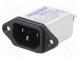 Konektor  napájacie AC  zásuvka  vidlica  3A  250VAC  IEC 60320