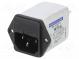 Konektor  napájacie AC  zásuvka  vidlica  2A  250VAC  IEC 60320