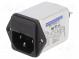 Konektor  napájacie AC  zásuvka  vidlica  4A  250VAC  IEC 60320