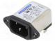 Konektor  napájacie AC  zásuvka  vidlica  6A  250VAC  IEC 60320