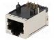 Zásuvka  RJ45  PIN  8  tienené,s oddeľovacím transformátorom
