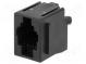 Zásuvka  RJ9  PIN  4  so zabezpečením 