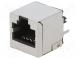 Zásuvka  RJ45  PIN  8  Kat  6a  tienené  Usporiad.kol  8p8c  THT