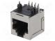 Zásuvka  RJ45  PIN  8  Kat  6  tienené  Usporiad.kol  8p8c  THT