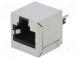 Zásuvka  RJ45  PIN  8  Kat  6  tienené  Usporiad.kol  8p8c  THT
